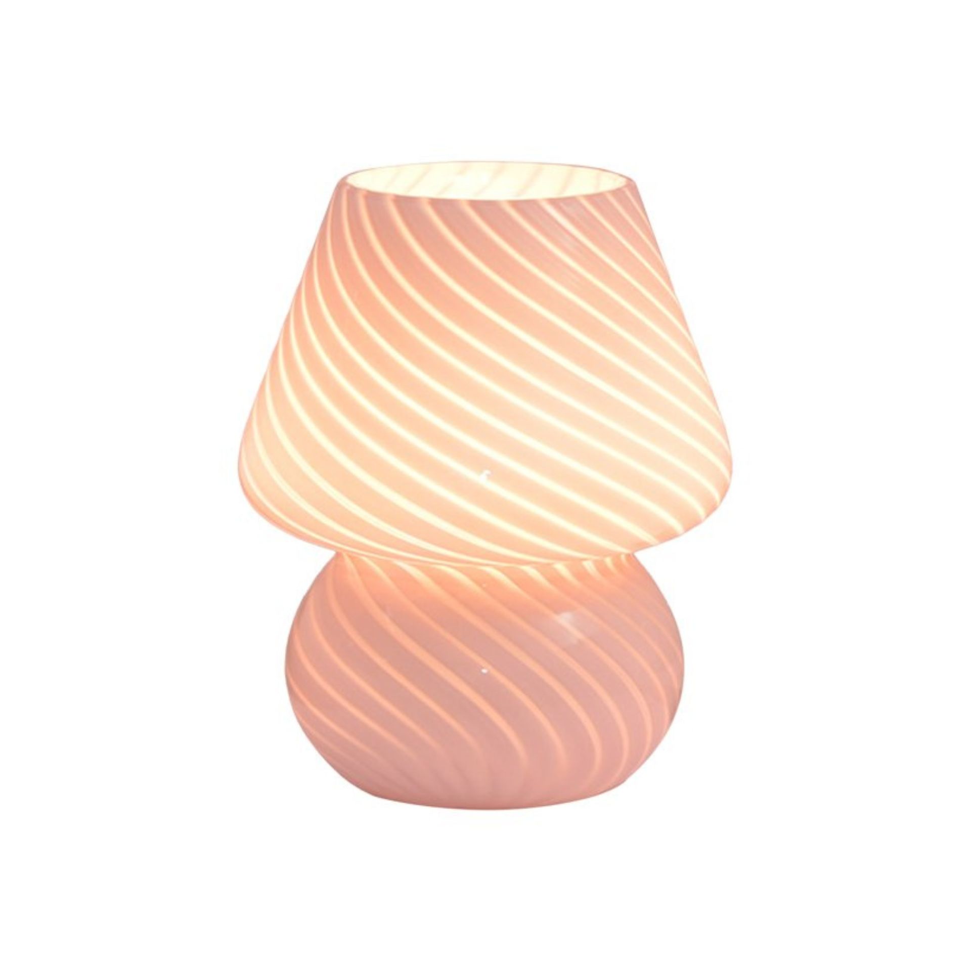 Lampu jamur merah muda dari Walmart