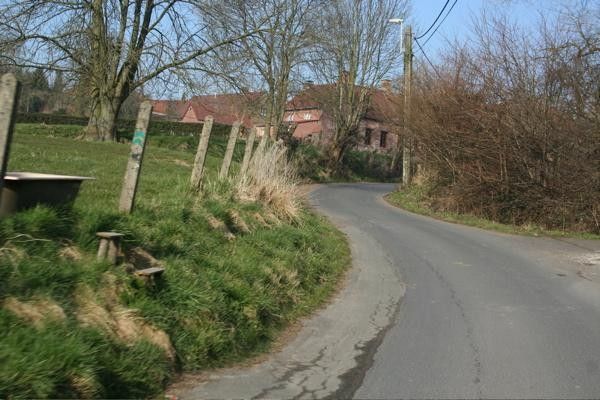 The Leberg snakes its way through farms and hamlets.