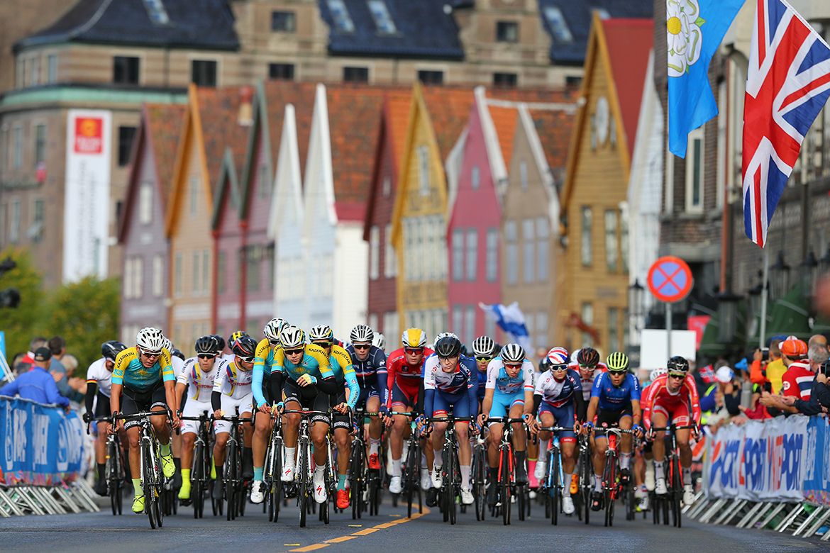 The junior men at the Bergen Worlds.