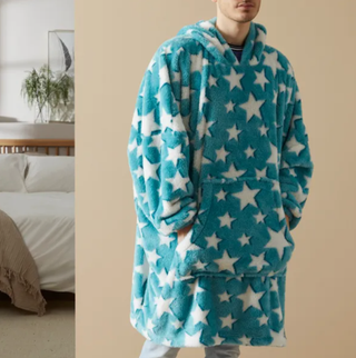 Stars Oversized Blanket Hoodie