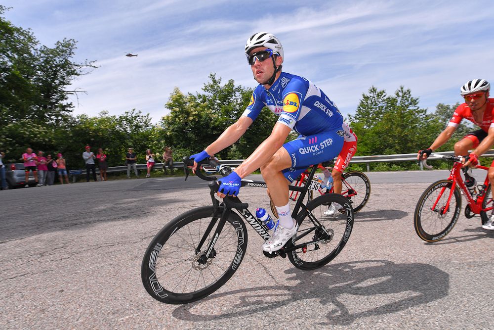 Maximilian Schachmann (Quick-Step Floors) during stage 18 at the Giro d'Italia