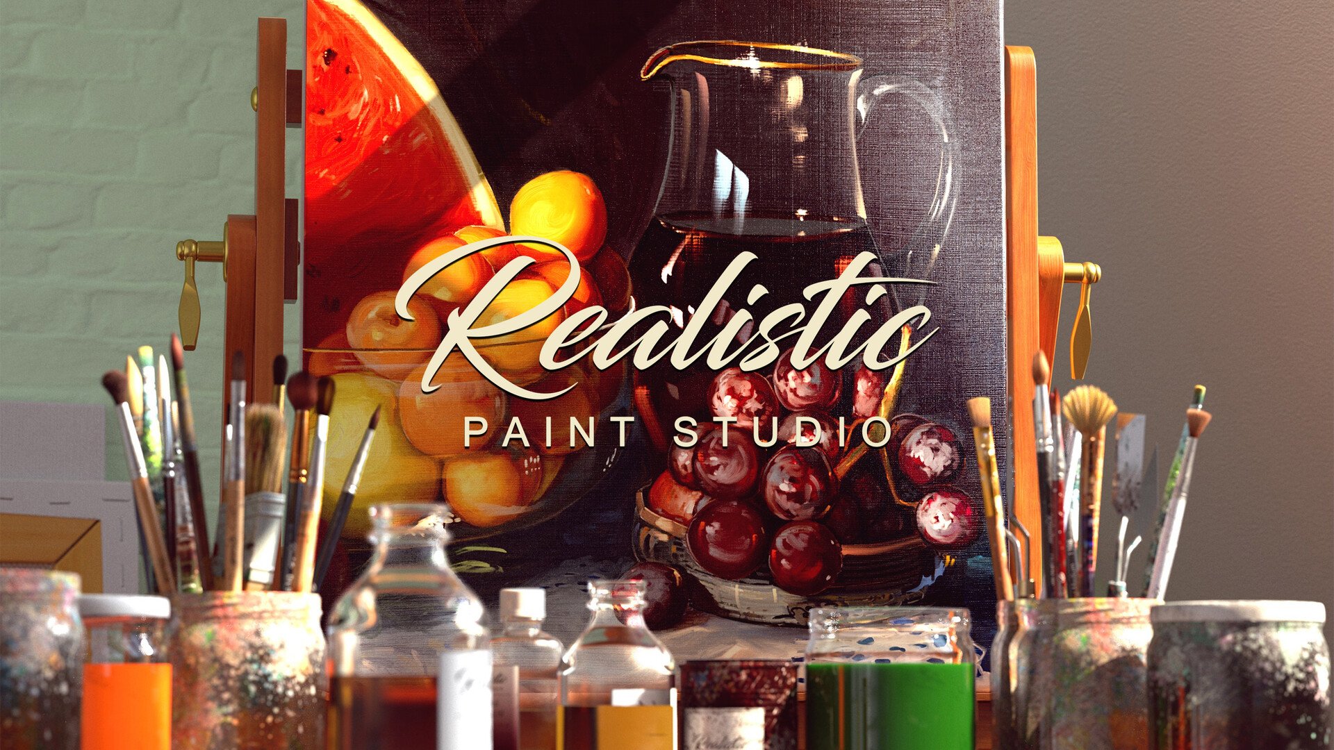 Realistic Paint Studio Thumbnail Hangmoon