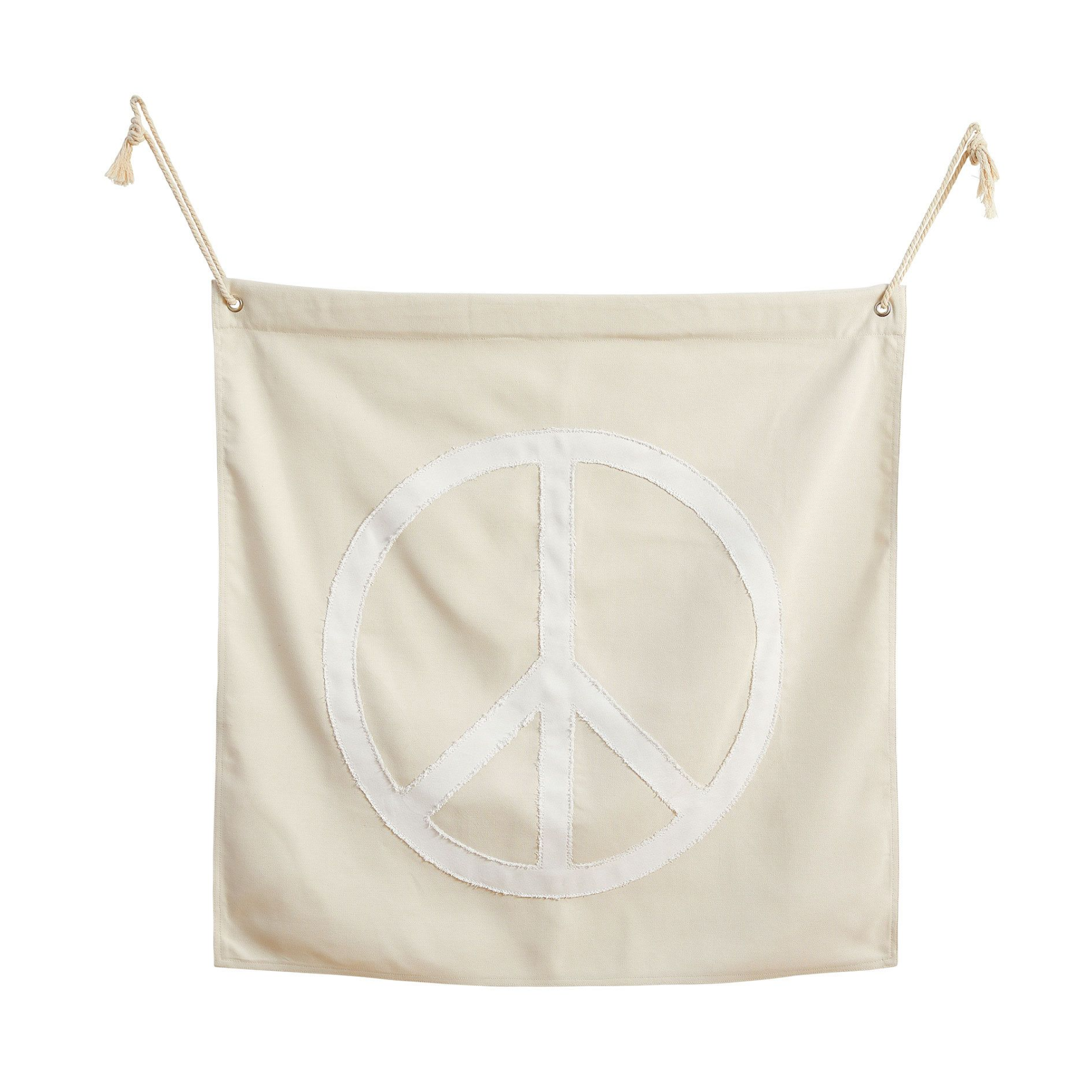 a peace sign tapestry