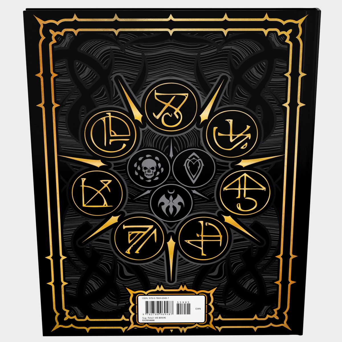 Vecna: Eve of Ruin book covers, front and back, on a plain background
