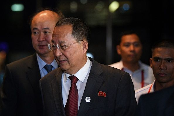 North Korean Foreign Minister Ri Yong Ho attends the Association of Southeast Asian Nations in Manila.