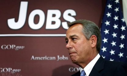 U.S. Speaker of the House Rep. John Boehner (R-OH) at a news conference in Washington, on Dec. 5.