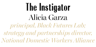 Alicia Garza - text graphic