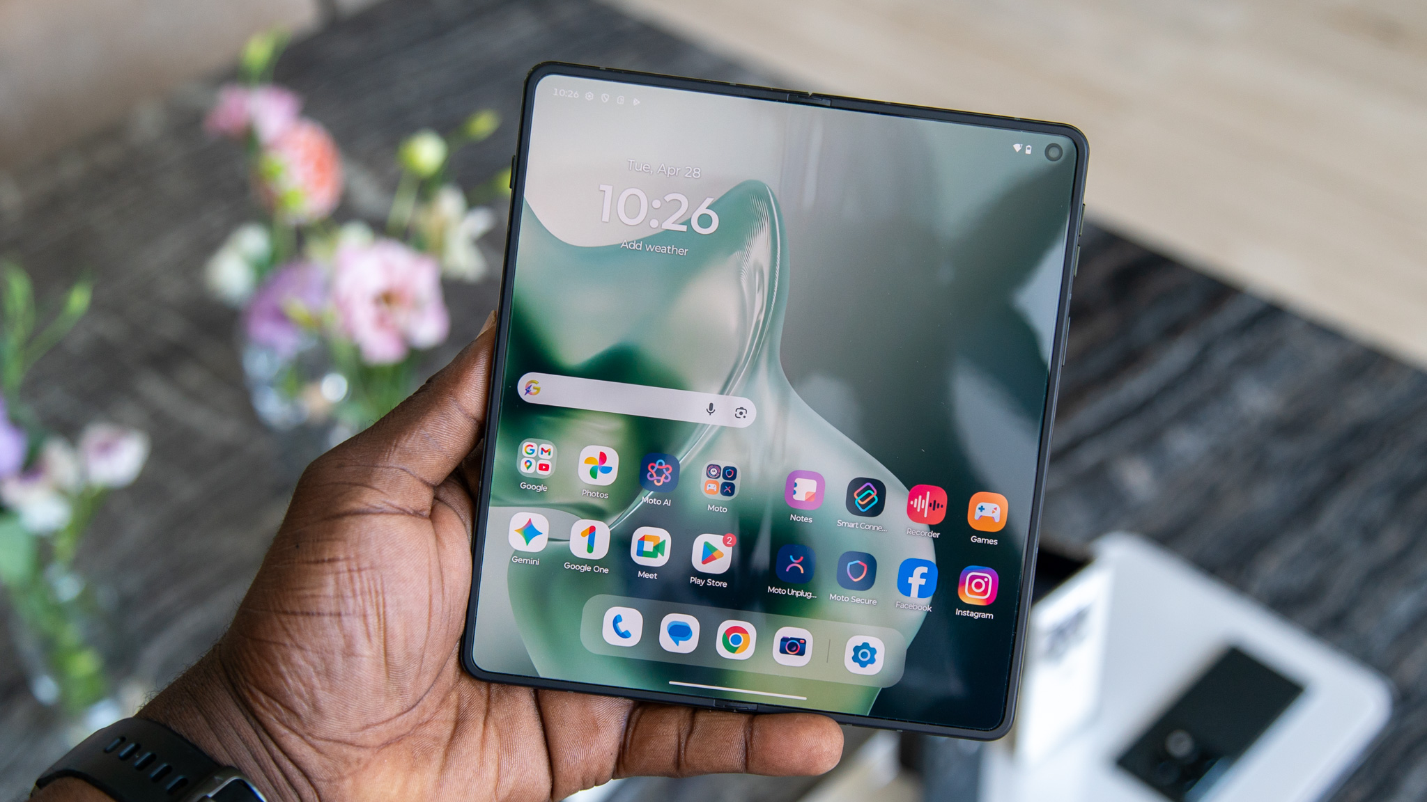 Motorola Razr Fold internal folding display