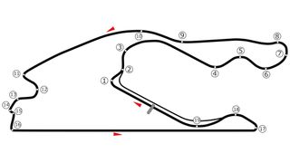 Map of the Miami International Autodrome which is home to the Miami Grand Prix