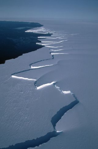 Antarctica's Brunt Ice Shelf.