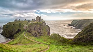 Dunnottar Castle, one of the best places to staycation in the UK