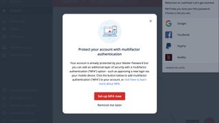 LastPass password manager multi-factor protection