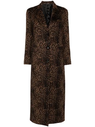 Leopard-Print Coat