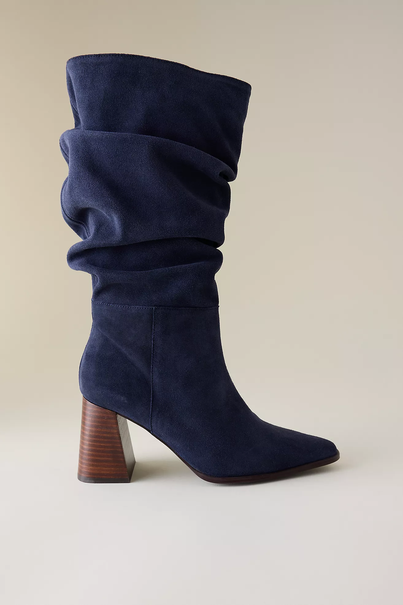 By Anthropologie Scrunch Suede Boots