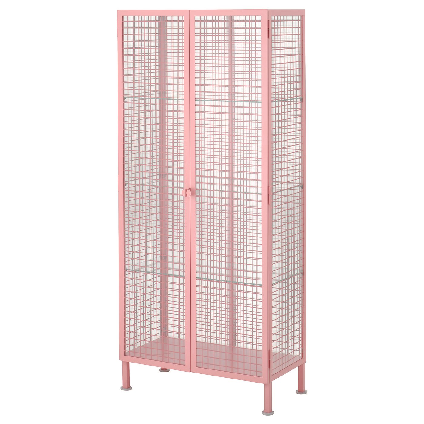 Ikea Ps 2026 Glass-Door Cabinet - Light Pink 28 1/2x14 1/8x63 1/8 "