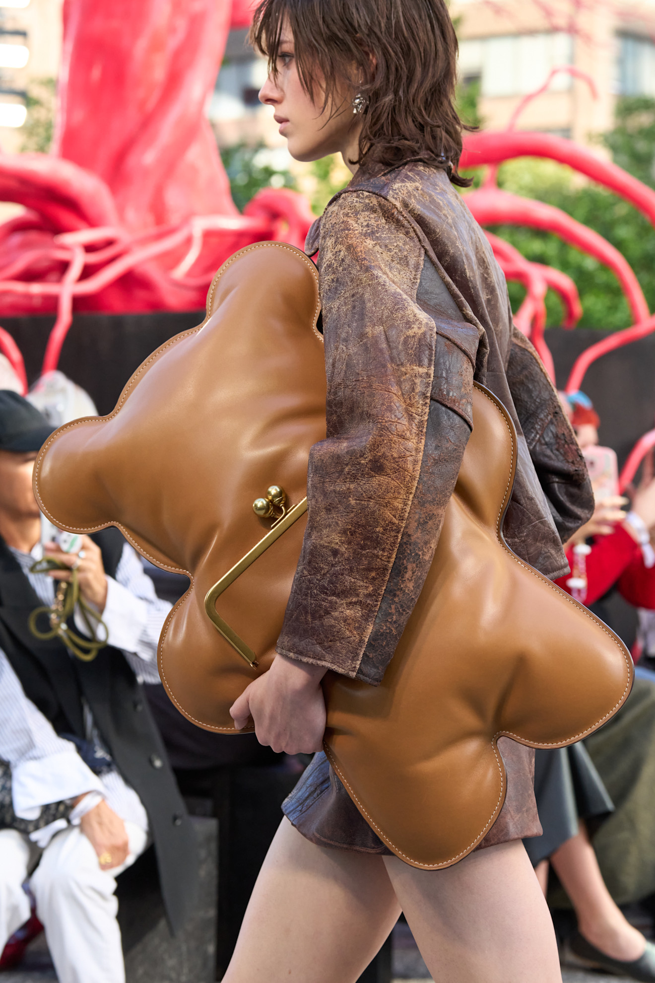 Coach debuted kisslock bags on the Spring 2025 runway