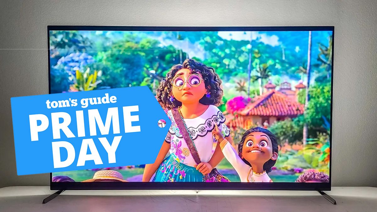 Pixar&#039;s Encanto playing on the Sony A80K OLED TV.