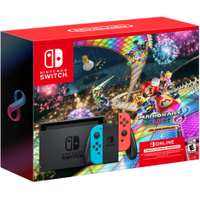 Nintendo Switch (Neon) + Mario Kart 8 Deluxe + 3 Months Switch Online: $299.99 at Best Buy