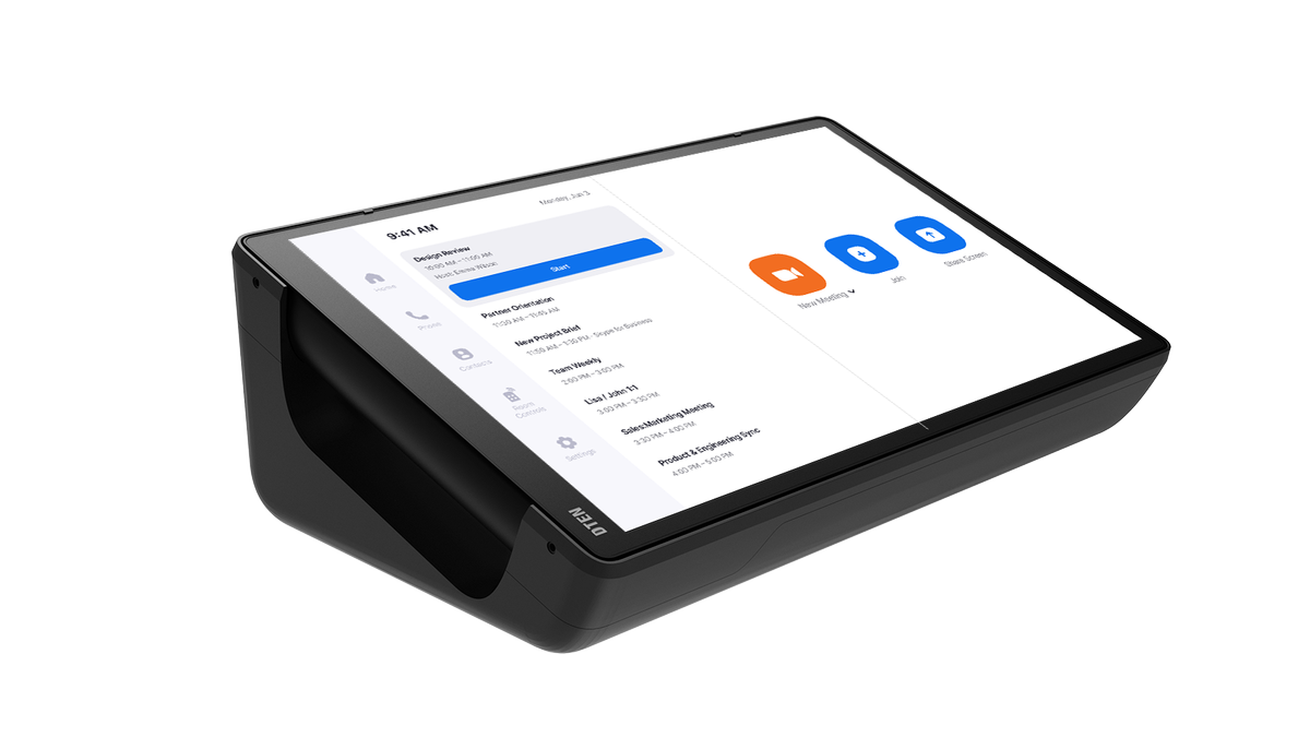 DTEN MateDTEN Mate Zoom Rooms Controller Now Available With PoE