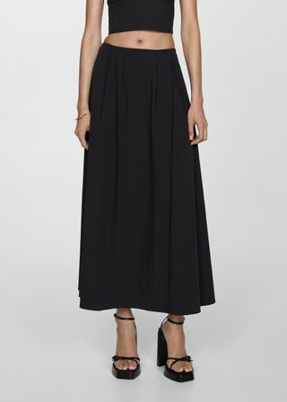 Long Flared Skirt