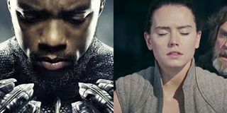 black panther and star wars the last jedi eyes closed.