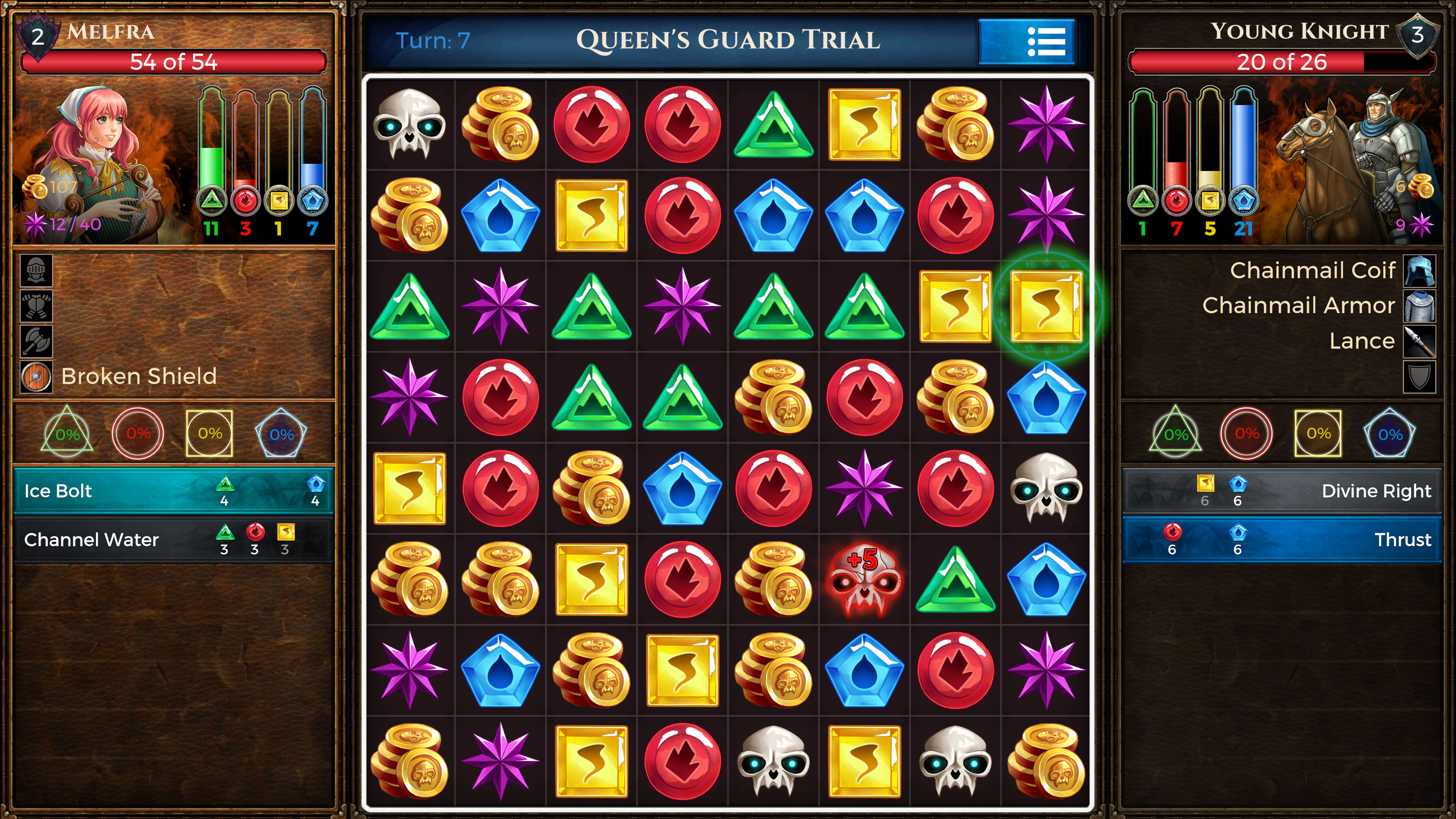 Puzzle Quest: Immortal Edition screen