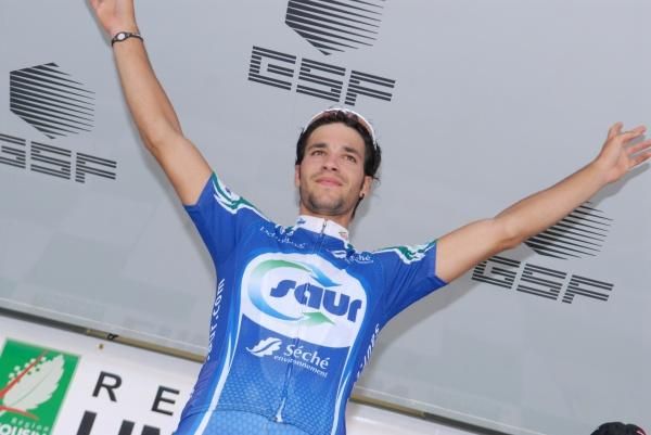 Stage one winner J&eacute;r&eacute;mie Galland (Saur - Sojasun)