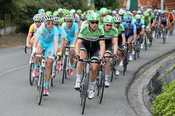 Astana and Belkin at the front