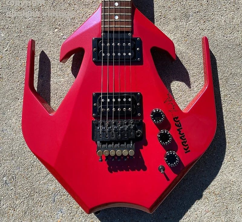 A 1986 Kramer Triax guitar