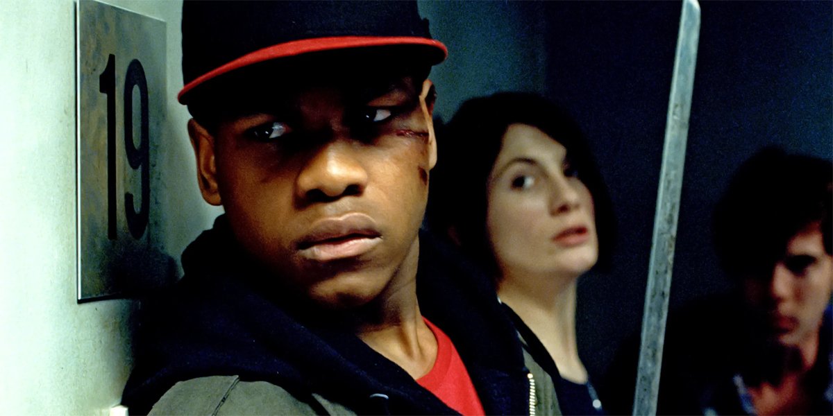 John Boyega and Jodie Whittaker in Attack The Block