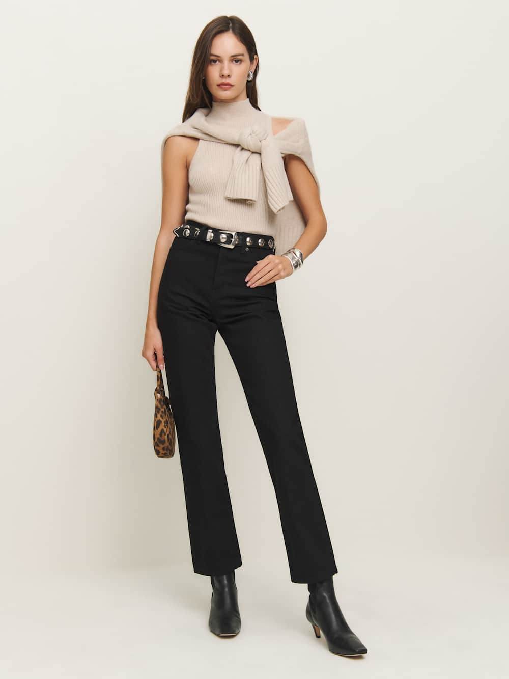 Cynthia High Rise Straight Jeans