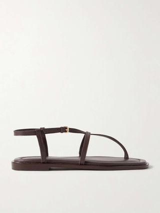 Remly Textured-Leather Sandals