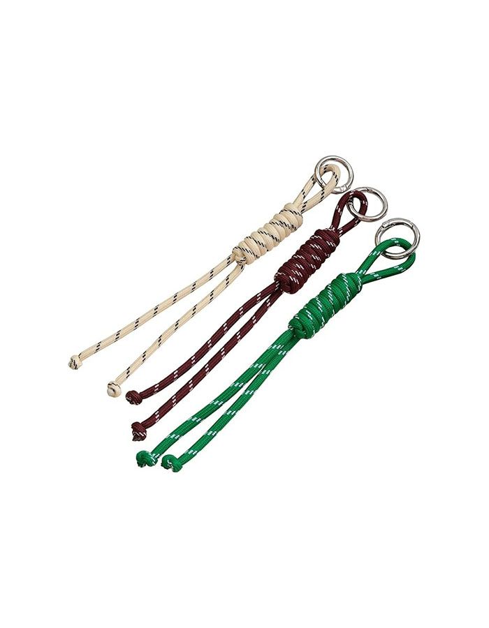 Sigvetan Paracord Charm Bag Keychain Accessories,rope Bag Charms for Handbag Y2k Accessories Purse Hanging Ornament (green+white+win Red)