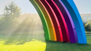 Apple Park rainbow