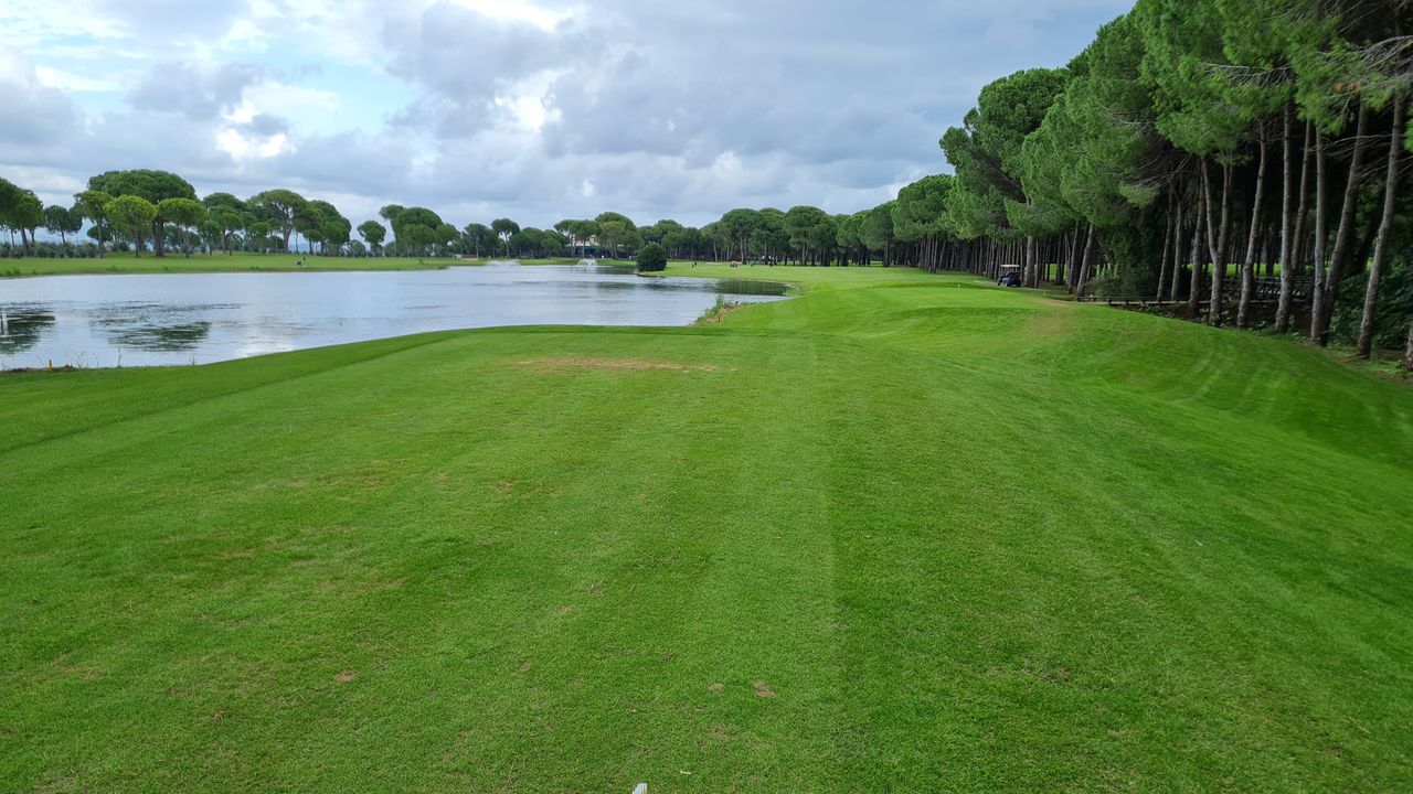The 18th on the New Course at Gloria Golf Club in Belek, Turkiye