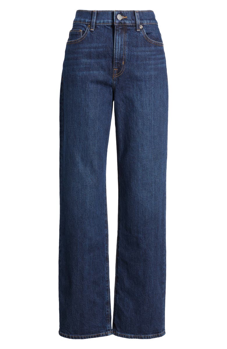 High Waist Straight Leg Jeans