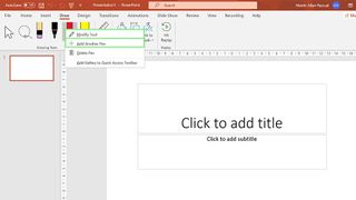 How to add a drawing to a PowerPoint presentation