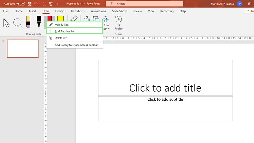 How to add a graphic to a PowerPoint presentation