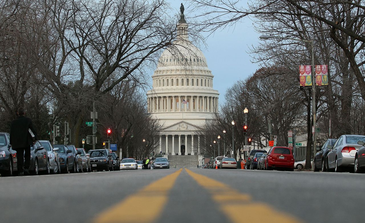 The U.S. Capitol building in D.C.