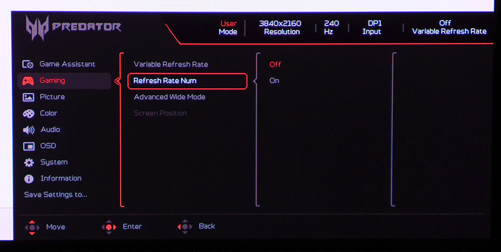 Acer Predator X27 X1