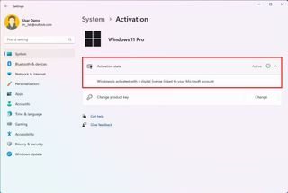 Windows 11 activation