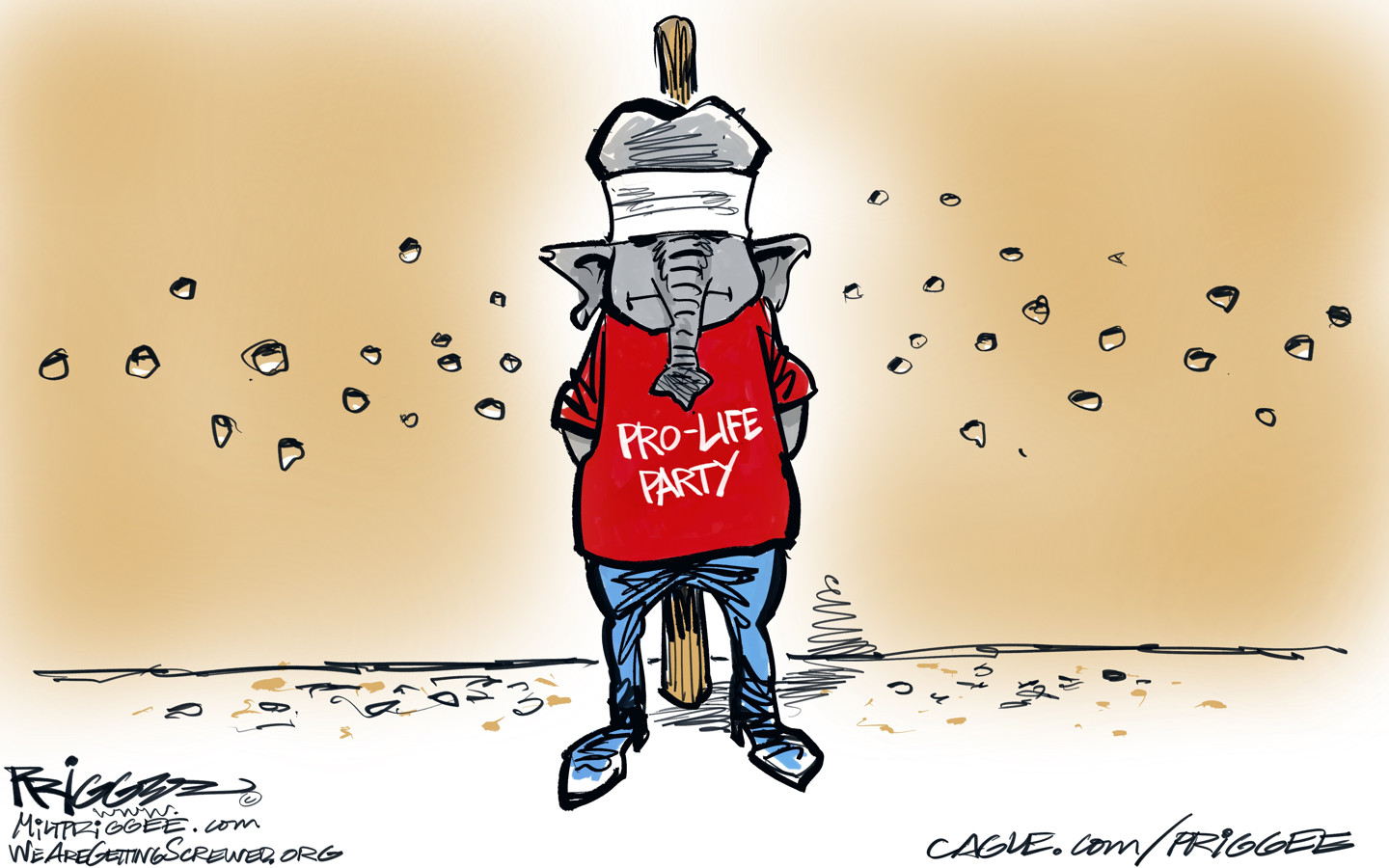 Political cartoon