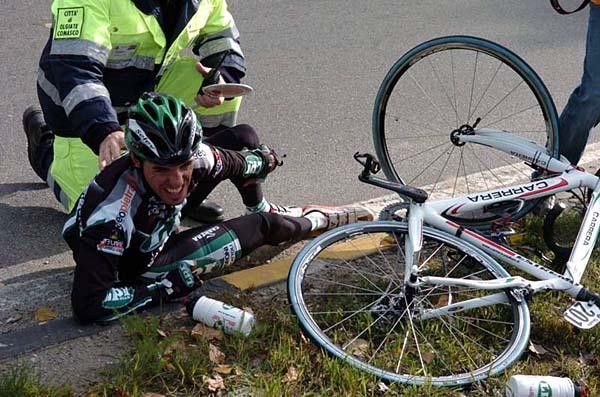Ouch. Italian pavement is just as hard as anywhere else.