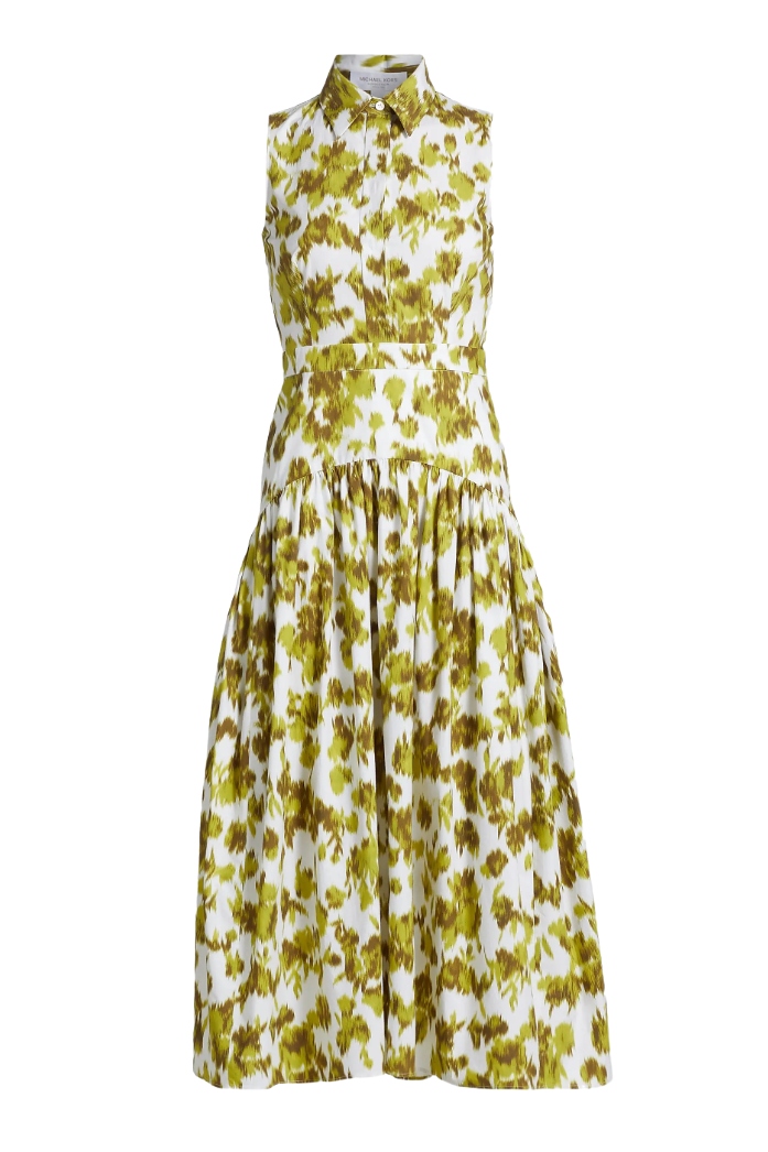 Floral Cotton Poplin Shirtdress