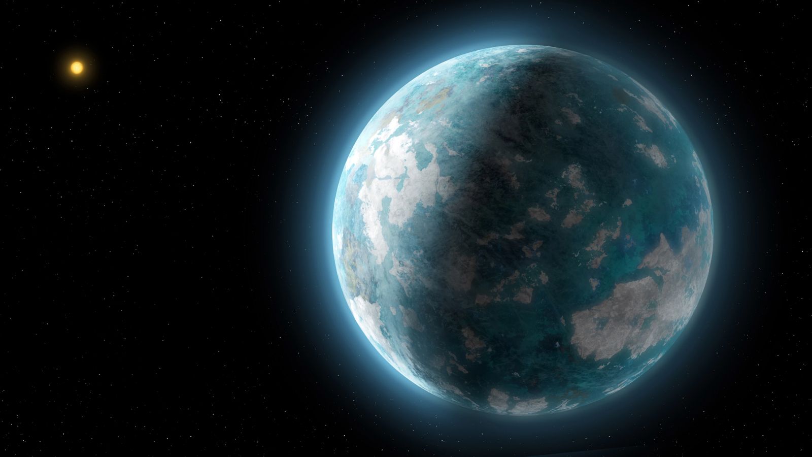 earth from above 「NUMBERED WITH THE 〜 Newly discovered super-Earth orbits in and out of its star's