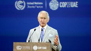 King Charles speaking at COP28