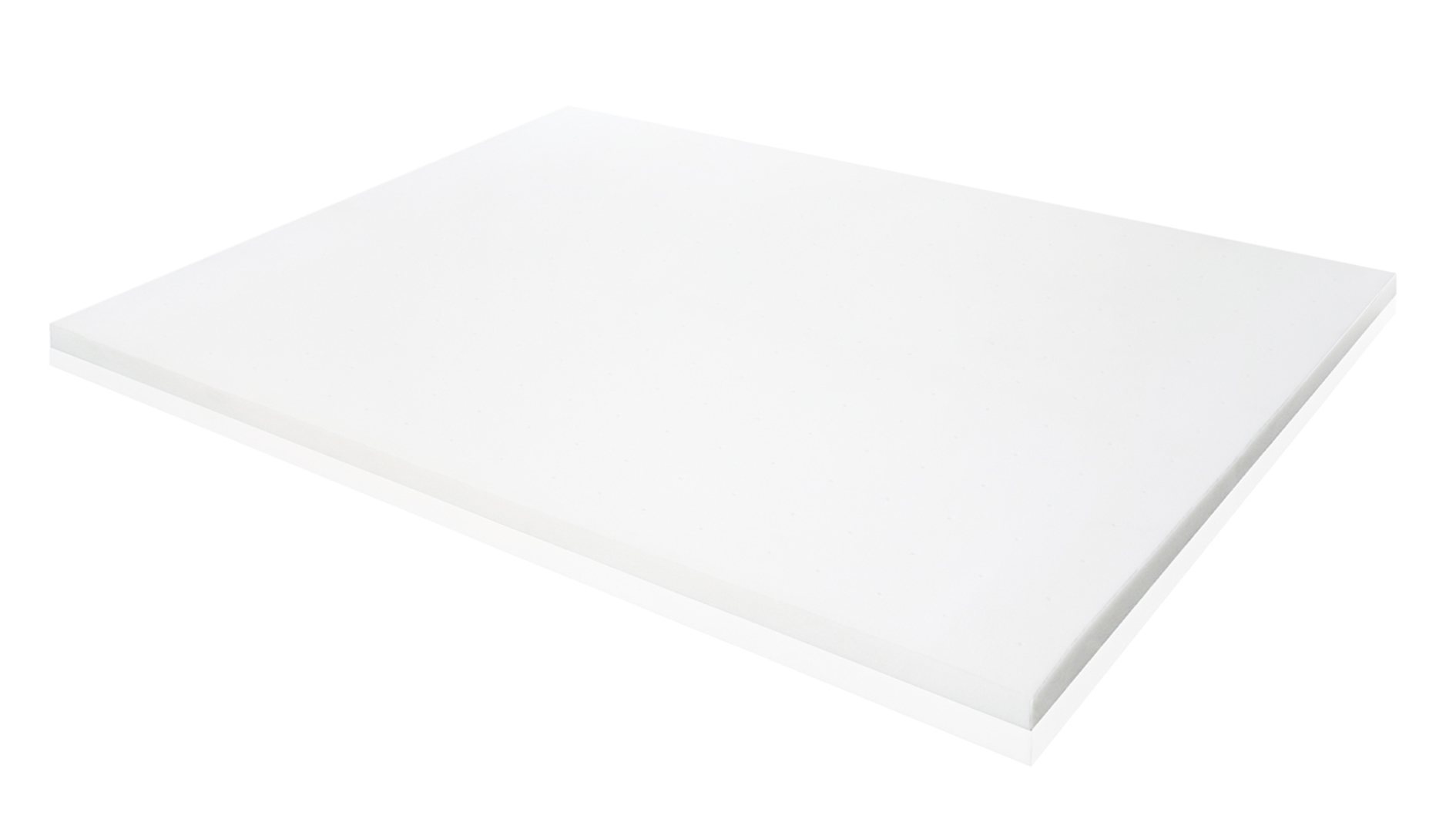 Best mattress topper: The Malouf Isolus 2-Inch Mattress Topper in white