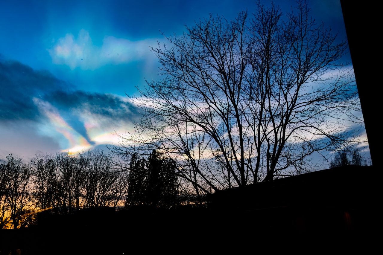 Nacreous clouds above Oslo, Norway.