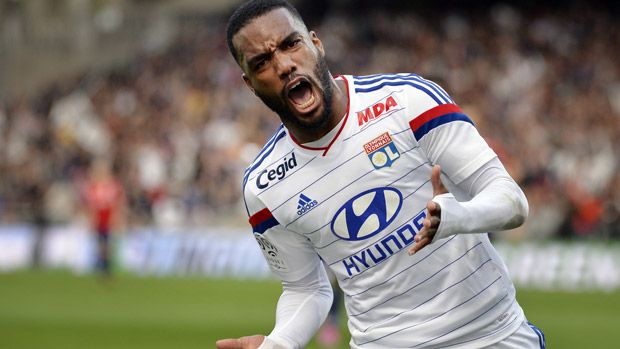 Alexandre Lacazette of Lyon