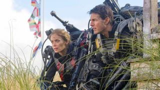 Emily Blunt and Tom Cruise in Edge of Tomorrow